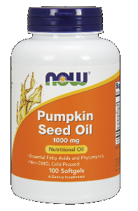 Pumpkin Oil (100 softgels 1000 mg) NOW Foods